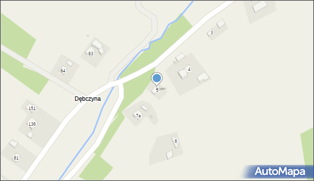 Nowy Glinik, Nowy Glinik, 5, mapa Nowy Glinik