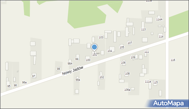 Nowy Jadów, Nowy Jadów, 101, mapa Nowy Jadów