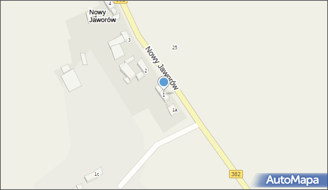 Nowy Jaworów, Nowy Jaworów, 1, mapa Nowy Jaworów