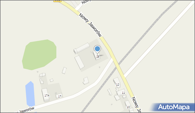 Nowy Jaworów, Nowy Jaworów, 18, mapa Nowy Jaworów