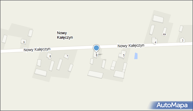 Nowy Kałęczyn, Nowy Kałęczyn, 6, mapa Nowy Kałęczyn