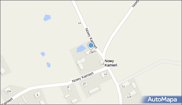 Nowy Kamień, Nowy Kamień, 13A, mapa Nowy Kamień