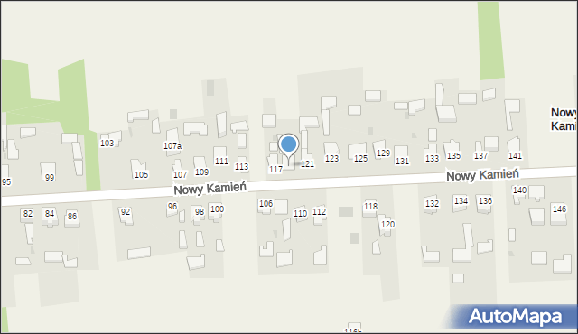 Nowy Kamień, Nowy Kamień, 119, mapa Nowy Kamień