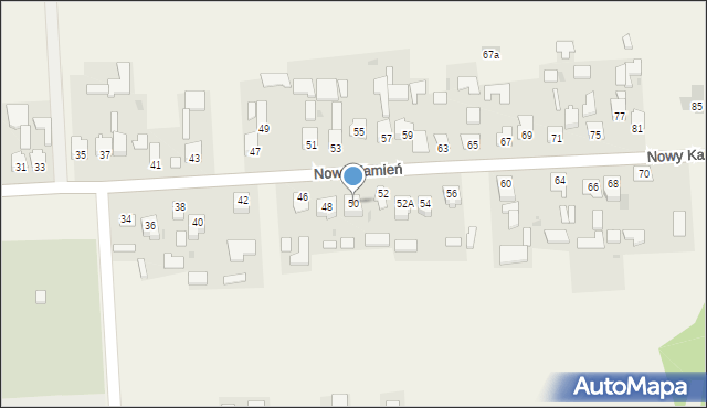 Nowy Kamień, Nowy Kamień, 50, mapa Nowy Kamień