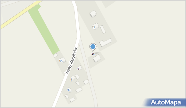 Nowy Karolinów, Nowy Karolinów, 4a, mapa Nowy Karolinów