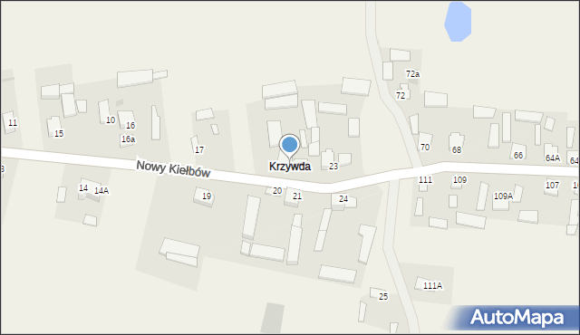 Nowy Kiełbów, Nowy Kiełbów, 18, mapa Nowy Kiełbów