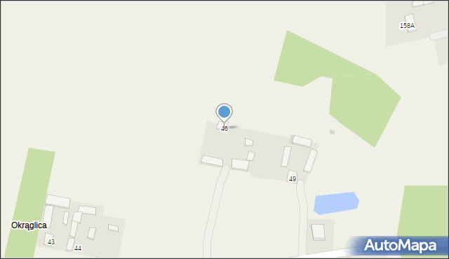 Nowy Kiełbów, Nowy Kiełbów, 46, mapa Nowy Kiełbów