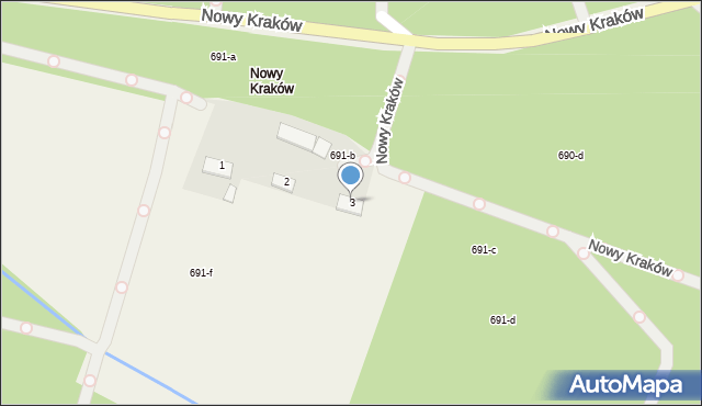 Nowy Kraków, Nowy Kraków, 3, mapa Nowy Kraków