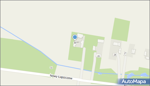 Nowy Łajszczew, Nowy Łajszczew, 30, mapa Nowy Łajszczew