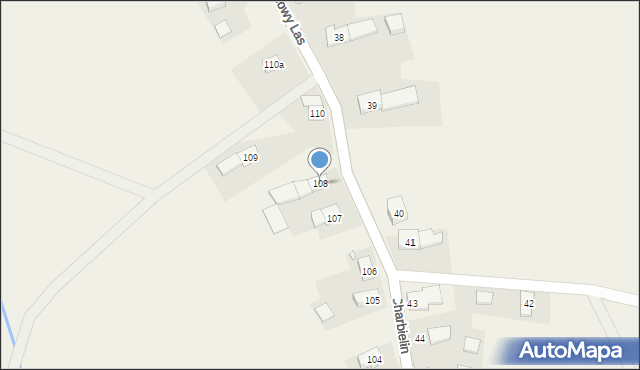 Nowy Las, Nowy Las, 108, mapa Nowy Las