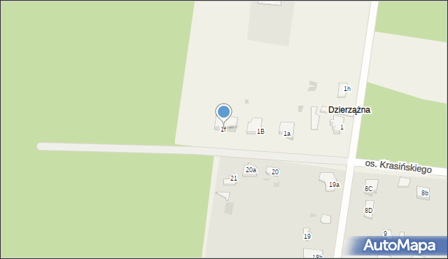 Nowy Lubusz, Nowy Lubusz, 1f, mapa Nowy Lubusz