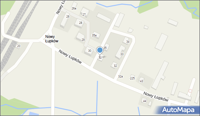 Nowy Łupków, Nowy Łupków, 31, mapa Nowy Łupków
