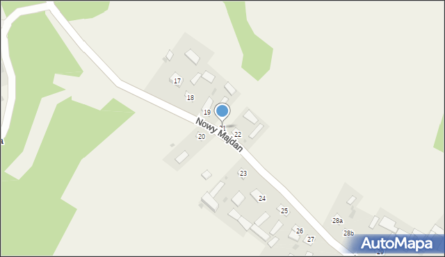 Nowy Majdan, Nowy Majdan, 21, mapa Nowy Majdan