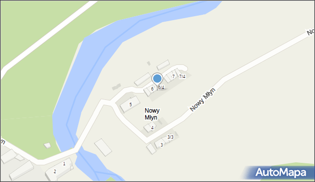 Nowy Młyn, Nowy Młyn, 6/3, mapa Nowy Młyn