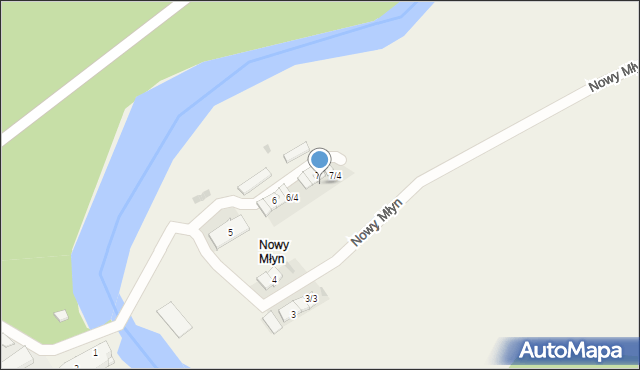 Nowy Młyn, Nowy Młyn, 7/2, mapa Nowy Młyn