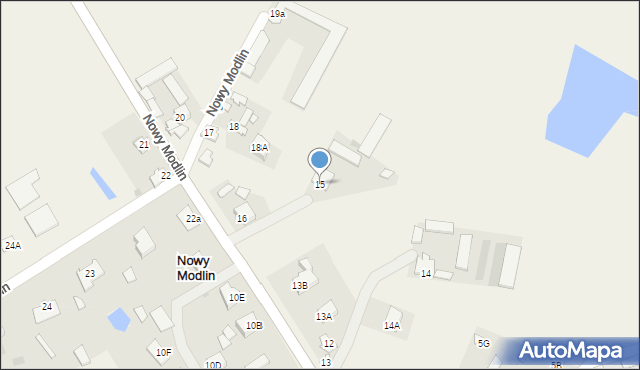 Nowy Modlin, Nowy Modlin, 15, mapa Nowy Modlin