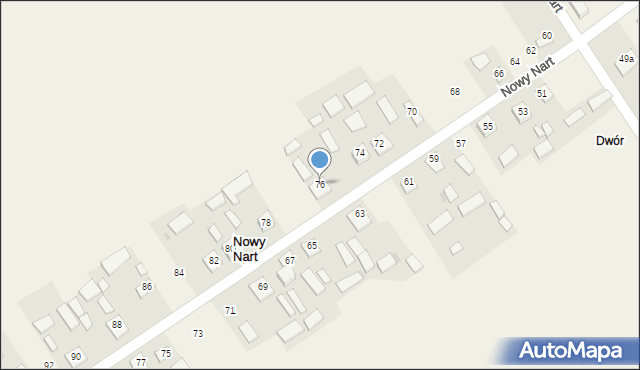 Nowy Nart, Nowy Nart, 76, mapa Nowy Nart