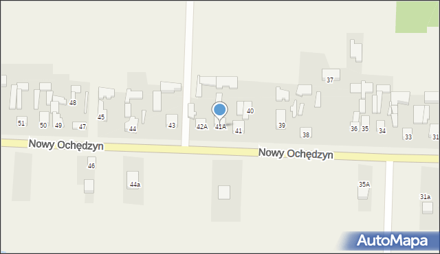 Nowy Ochędzyn, Nowy Ochędzyn, 41A, mapa Nowy Ochędzyn