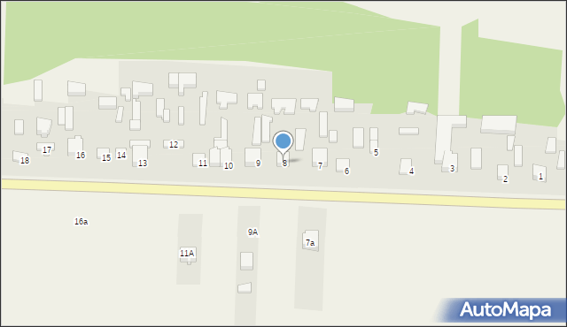 Nowy Ochędzyn, Nowy Ochędzyn, 8, mapa Nowy Ochędzyn