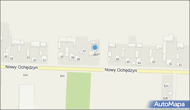 Nowy Ochędzyn, Nowy Ochędzyn, 86A, mapa Nowy Ochędzyn