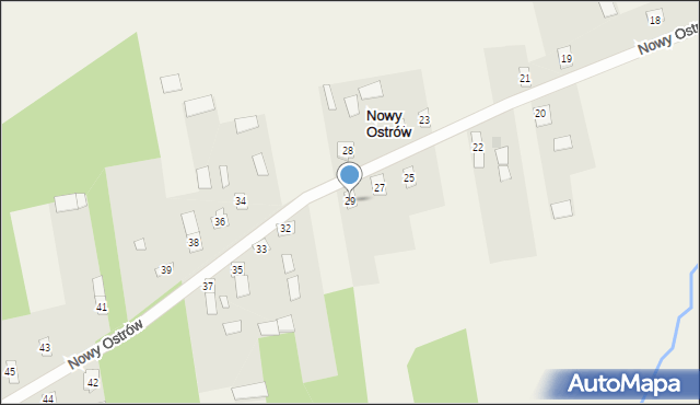 Nowy Ostrów, Nowy Ostrów, 29, mapa Nowy Ostrów