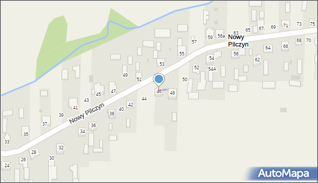 Nowy Pilczyn, Nowy Pilczyn, 46, mapa Nowy Pilczyn