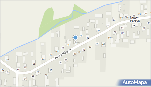 Nowy Pilczyn, Nowy Pilczyn, 47, mapa Nowy Pilczyn
