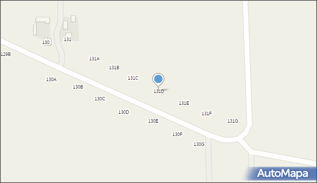 Nowy Pożóg, Nowy Pożóg, 131D, mapa Nowy Pożóg