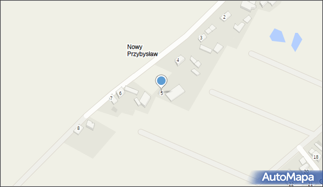 Nowy Przybysław, Nowy Przybysław, 5, mapa Nowy Przybysław