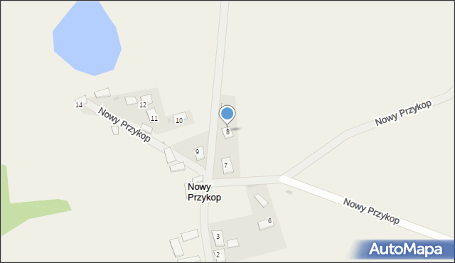 Nowy Przykop, Nowy Przykop, 8, mapa Nowy Przykop