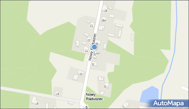 Nowy Raduszec, Nowy Raduszec, 31, mapa Nowy Raduszec