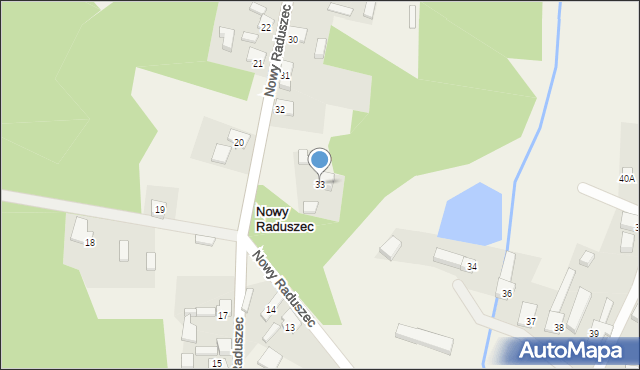 Nowy Raduszec, Nowy Raduszec, 33, mapa Nowy Raduszec