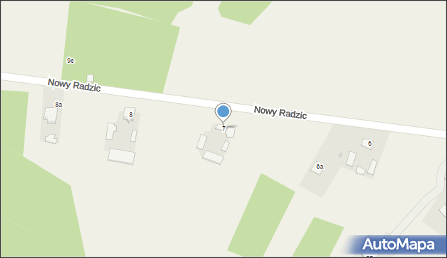 Nowy Radzic, Nowy Radzic, 7, mapa Nowy Radzic