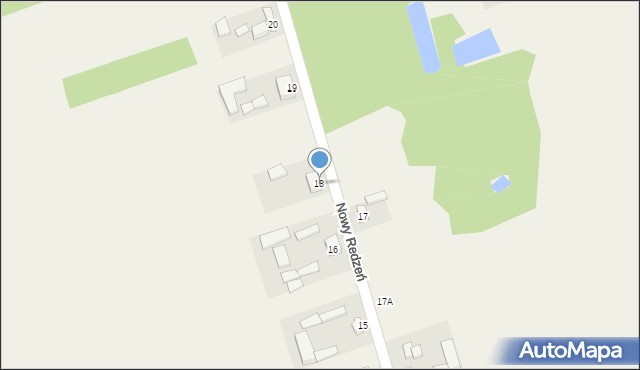 Nowy Redzeń, Nowy Redzeń, 18, mapa Nowy Redzeń