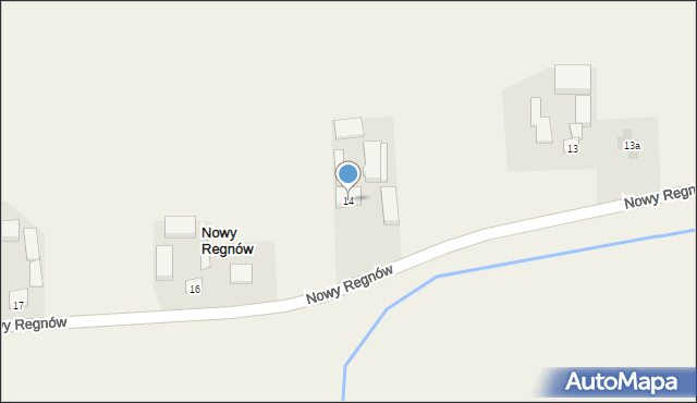 Nowy Regnów, Nowy Regnów, 14, mapa Nowy Regnów