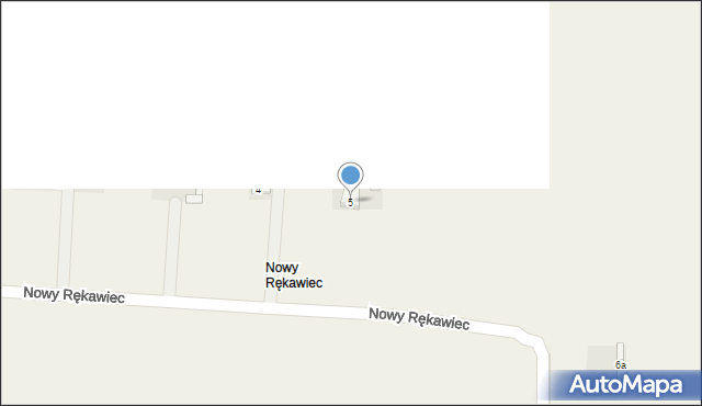 Nowy Rękawiec, Nowy Rękawiec, 5, mapa Nowy Rękawiec