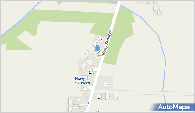 Nowy Skoszyn, Nowy Skoszyn, 10, mapa Nowy Skoszyn