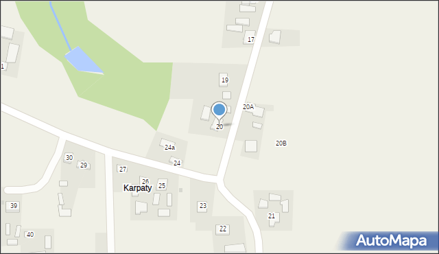 Nowy Skoszyn, Nowy Skoszyn, 20, mapa Nowy Skoszyn