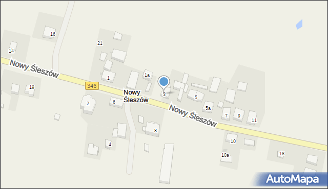 Nowy Śleszów, Nowy Śleszów, 3, mapa Nowy Śleszów