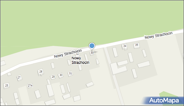 Nowy Strachocin, Nowy Strachocin, 33, mapa Nowy Strachocin