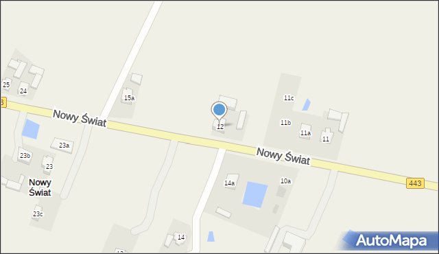 Nowy Świat, Nowy Świat, 12, mapa Nowy Świat