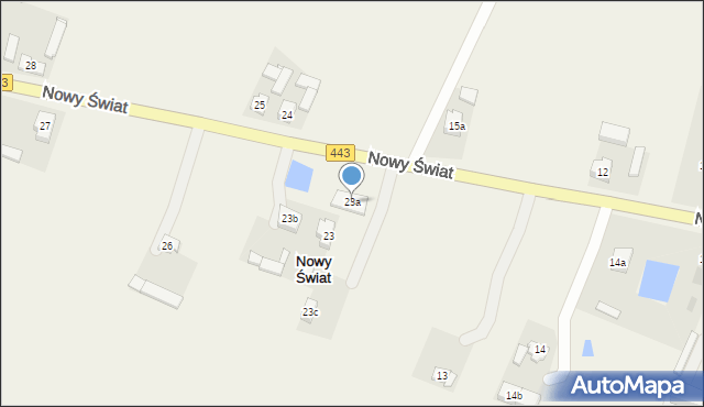 Nowy Świat, Nowy Świat, 23a, mapa Nowy Świat