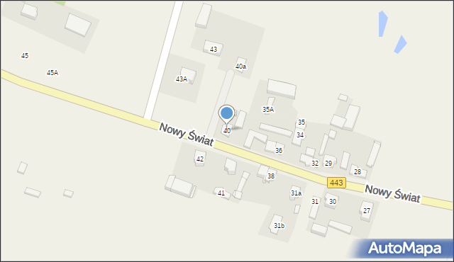 Nowy Świat, Nowy Świat, 40, mapa Nowy Świat