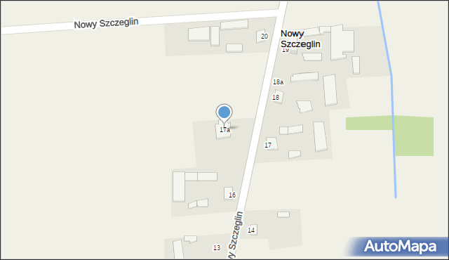 Nowy Szczeglin, Nowy Szczeglin, 17a, mapa Nowy Szczeglin