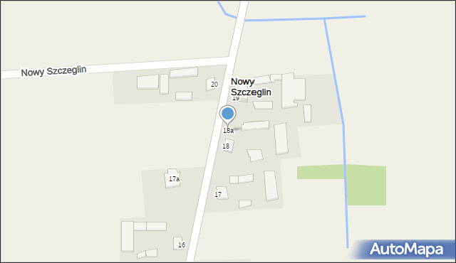 Nowy Szczeglin, Nowy Szczeglin, 18a, mapa Nowy Szczeglin