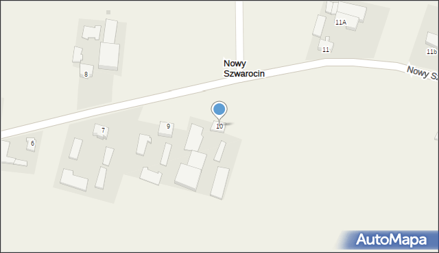 Nowy Szwarocin, Nowy Szwarocin, 10, mapa Nowy Szwarocin