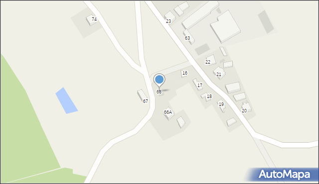 Nowy Targ, Nowy Targ, 68, mapa Nowego Targu