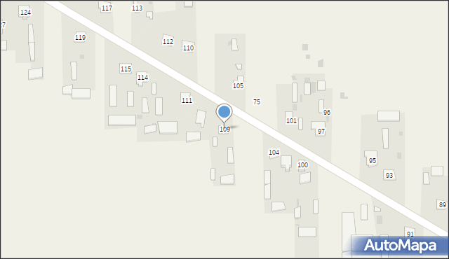 Nowy Uścimów, Nowy Uścimów, 109, mapa Nowy Uścimów