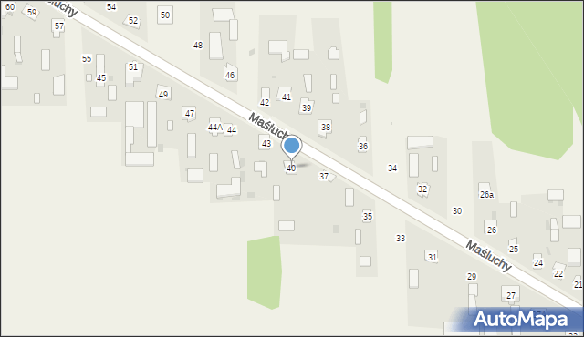 Nowy Uścimów, Nowy Uścimów, 40, mapa Nowy Uścimów