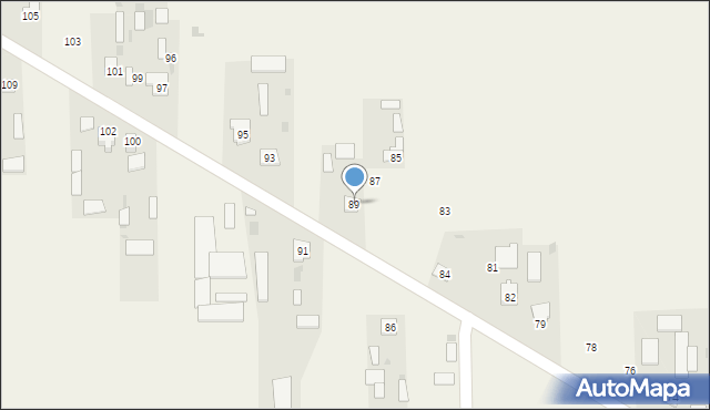 Nowy Uścimów, Nowy Uścimów, 89, mapa Nowy Uścimów